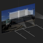 Projection mapping art gallery
