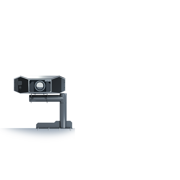 LM3X LAZR 20K™ projector on the floor mount