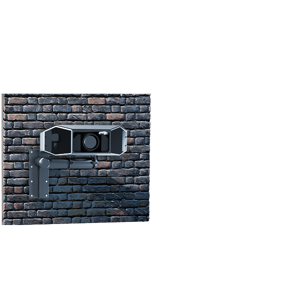 LM3X LAZR 20K™ projector installed on the wall